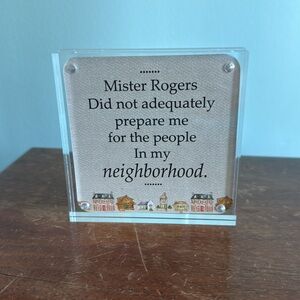 NEW Fun 4”x4” frame with saying a great hostess gift